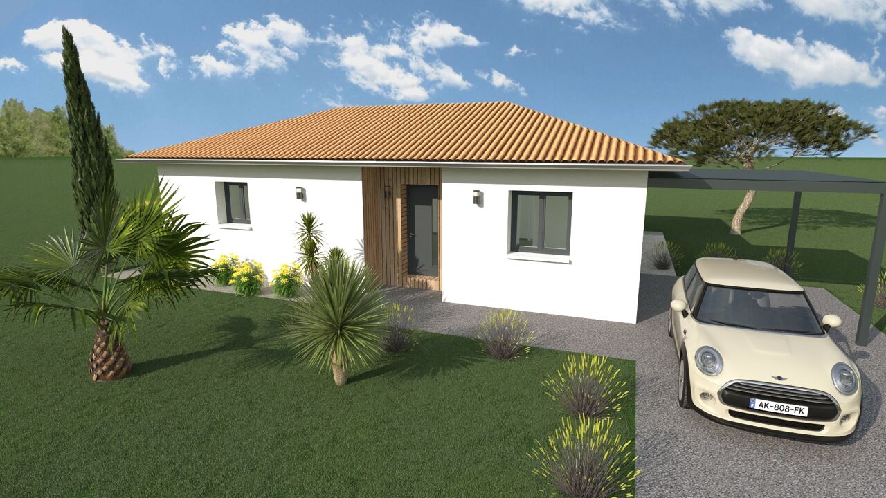 maison 84 m2 à construire à Azur (40140)