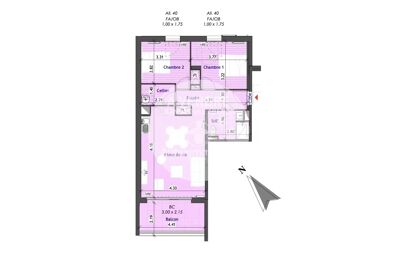 vente appartement 223 000 € à proximité de Saint-Julien-de-Concelles (44450)