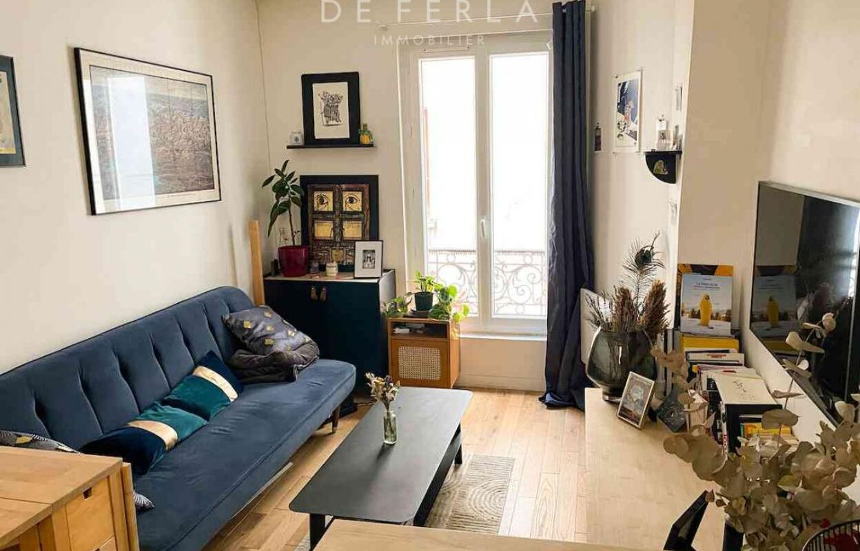 appartement 2 pièces 27 m2 à vendre à Paris 18 (75018)