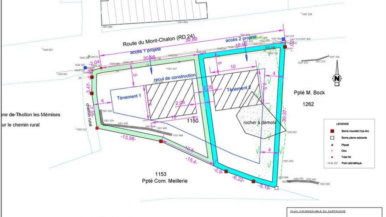 terrain  pièces 446 m2 à vendre à Thollon-les-Mémises (74500)