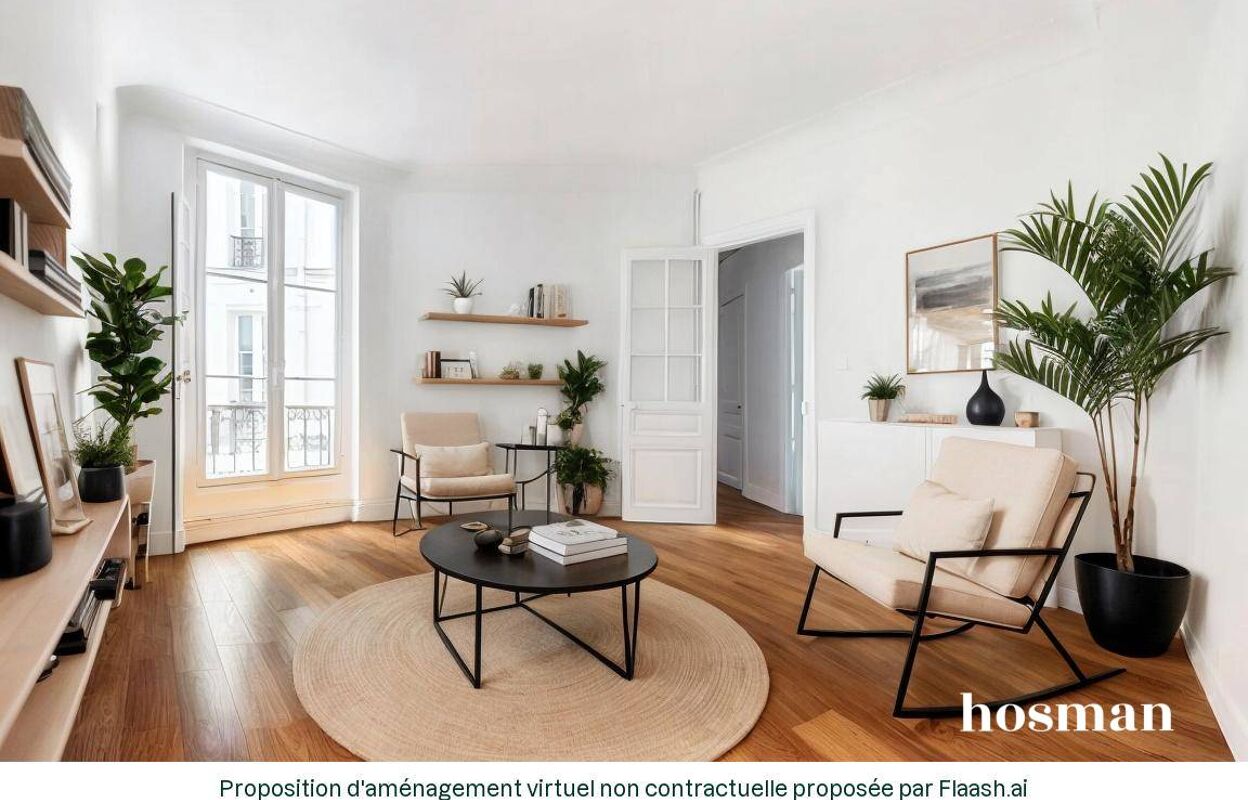 appartement 3 pièces 63 m2 à vendre à Paris 3 (75003)