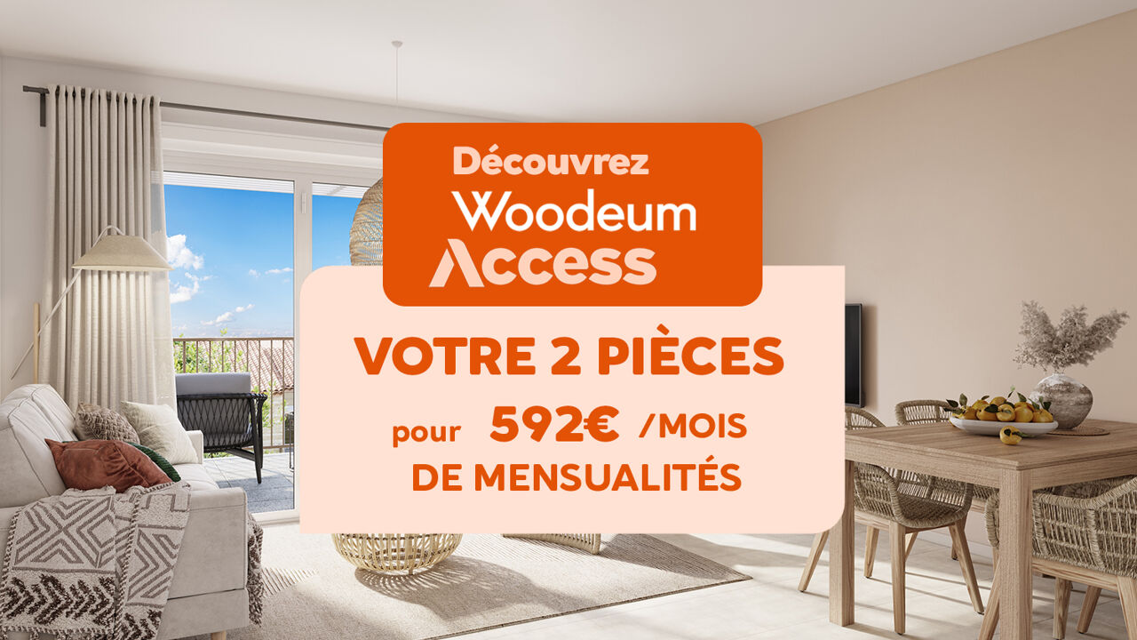 appartement neuf T2, T3 pièces 36 à 56 m2 à vendre à Toulouse (31000)