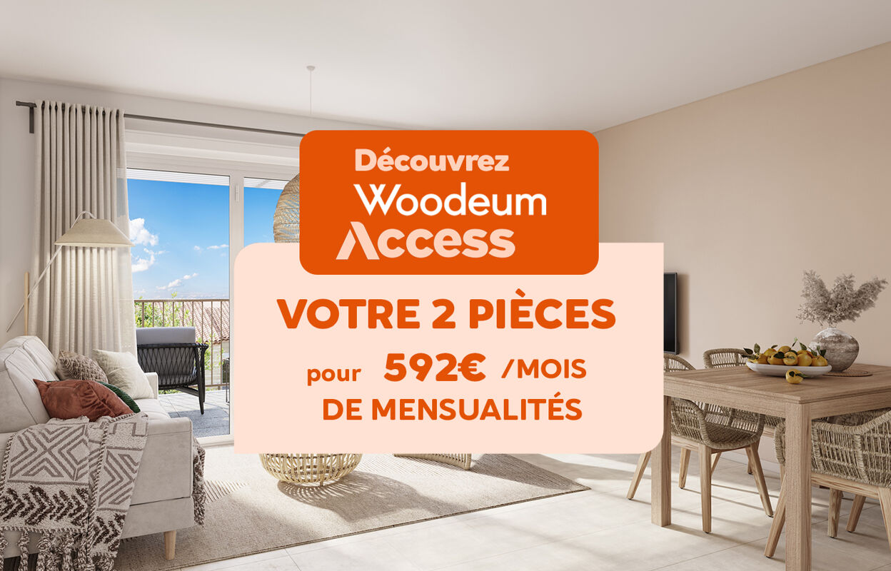 appartement neuf T2, T3 pièces 36 à 56 m2 à vendre à Toulouse (31000)