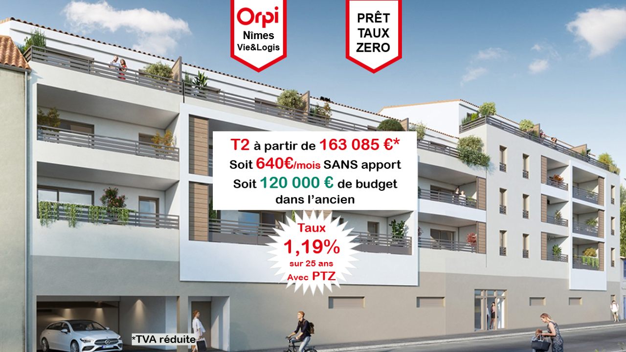 appartement 2 pièces 41 m2 à vendre à Nîmes (30000)