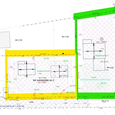 Terrain à construire 1056 m²