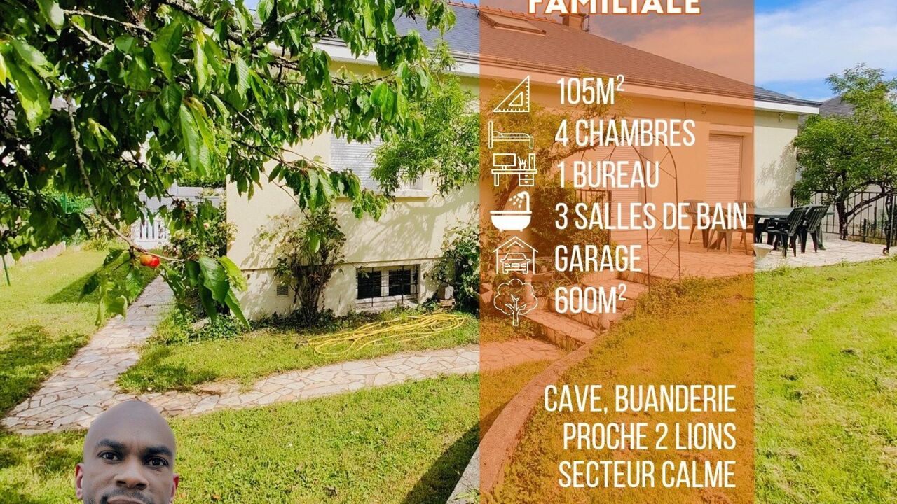 maison 6 pièces 110 m2 à vendre à Joué-Lès-Tours (37300)