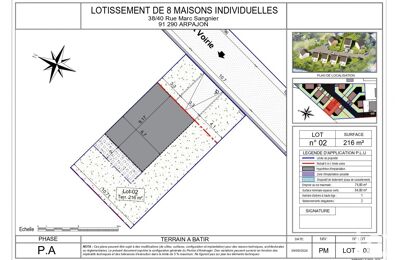 terrain  pièces 216 m2 à vendre à Arpajon (91290)