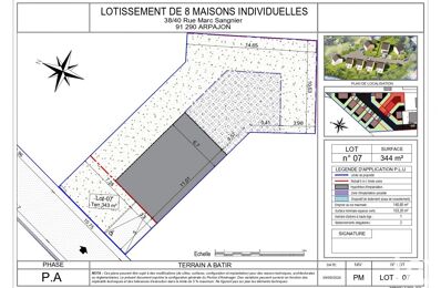 terrain  pièces 343 m2 à vendre à Arpajon (91290)