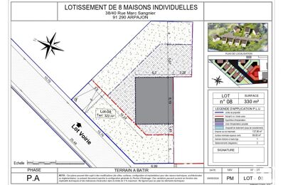 terrain  pièces 322 m2 à vendre à Arpajon (91290)