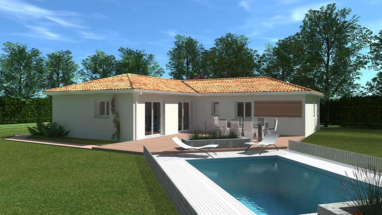 maison 100 m2 à construire à Heugas (40180)