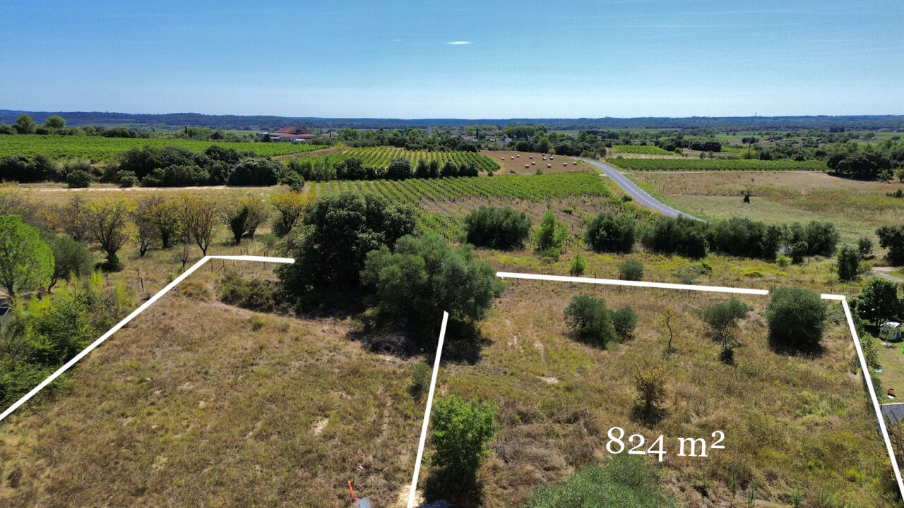 terrain  pièces 824 m2 à vendre à Garrigues (34160)