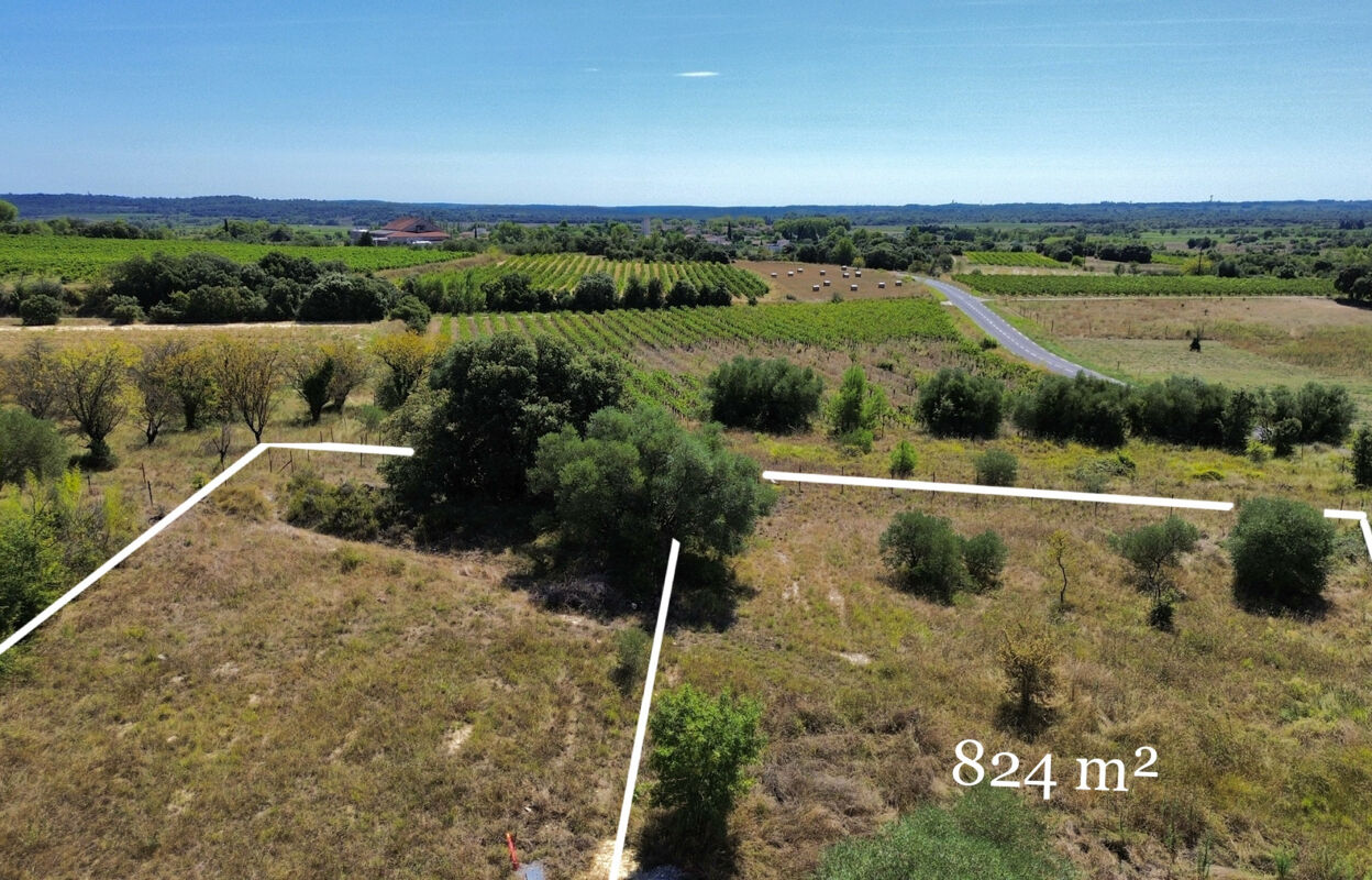 terrain  pièces 824 m2 à vendre à Garrigues (34160)