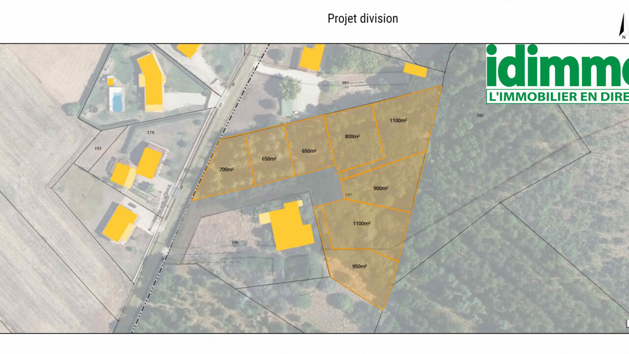 terrain  pièces 800 m2 à vendre à Villaudric (31620)