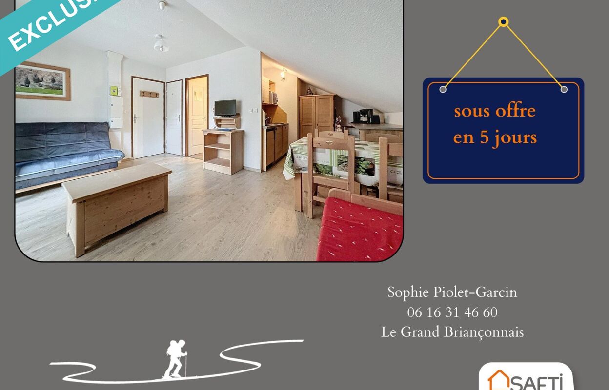 appartement 1 pièces 32 m2 à vendre à Villar-d'Arêne (05480)