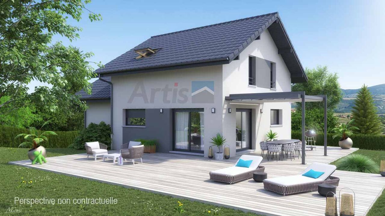 maison 122 m2 à construire à Groisy (74570)