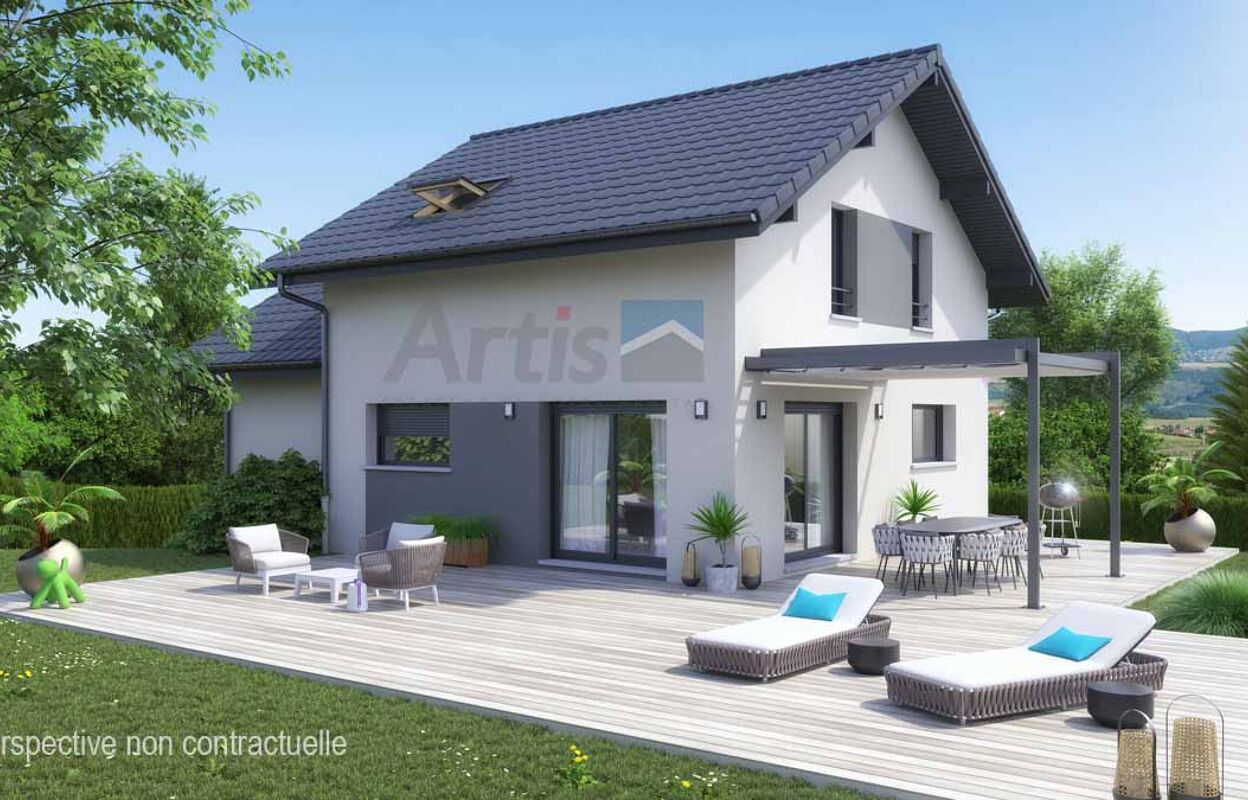 maison 122 m2 à construire à Groisy (74570)