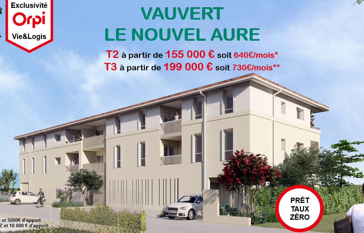 appartement 4 pièces 73 m2 à vendre à Vauvert (30600)