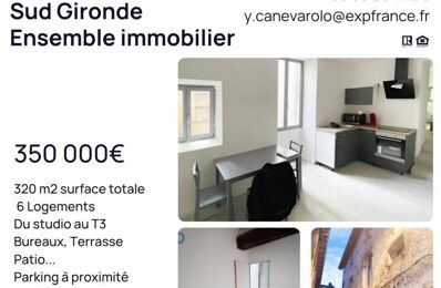 vente immeuble 350 000 € à proximité de Gans (33430)