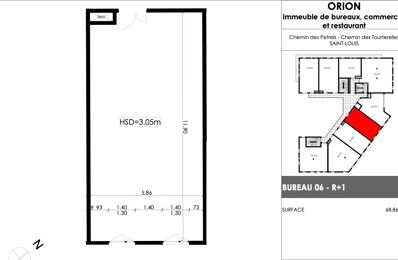 vente bureau 224 140 € à proximité de Entre-Deux (97414)