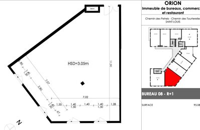 vente bureau 309 486 € à proximité de Saint-Louis (97450)