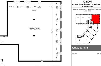 vente bureau 394 116 € à proximité de Entre-Deux (97414)