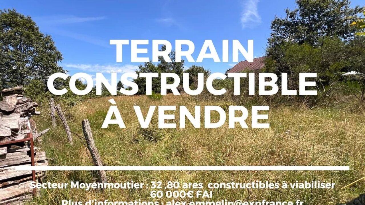 terrain  pièces 3280 m2 à vendre à Moyenmoutier (88420)