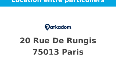 location garage 79 € CC /mois à proximité de Rungis (94150)