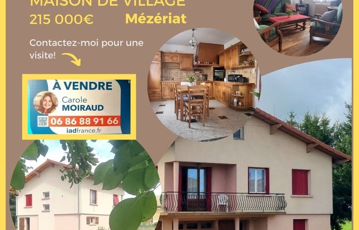 maison 4 pièces 120 m2 à vendre à Mézériat (01660)