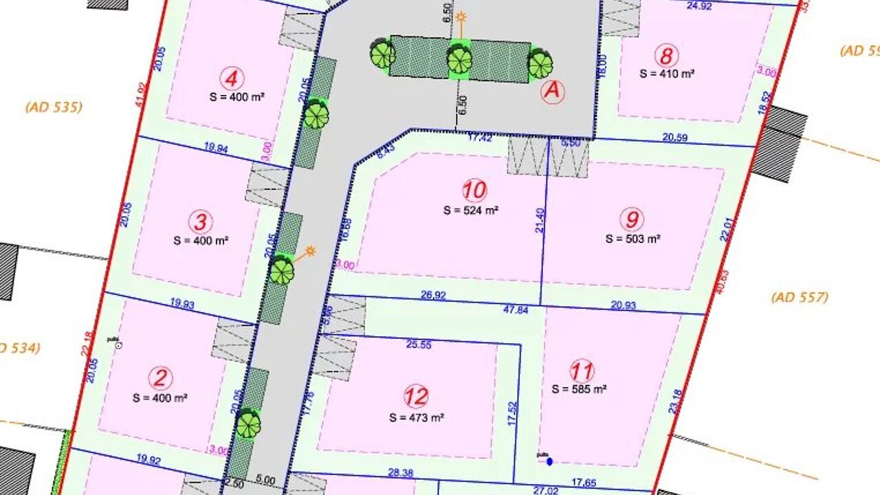 terrain  pièces 447 m2 à vendre à Arc-sur-Tille (21560)