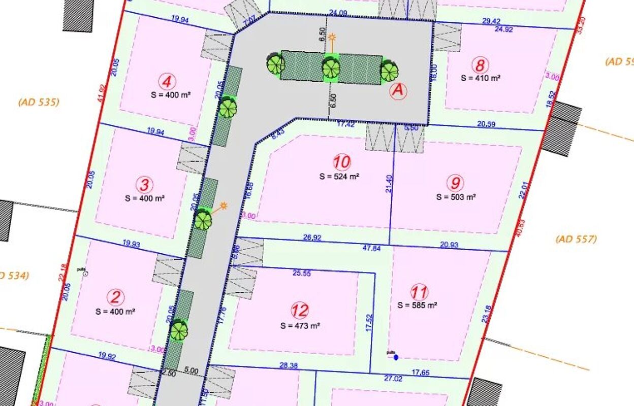 terrain  pièces 447 m2 à vendre à Arc-sur-Tille (21560)