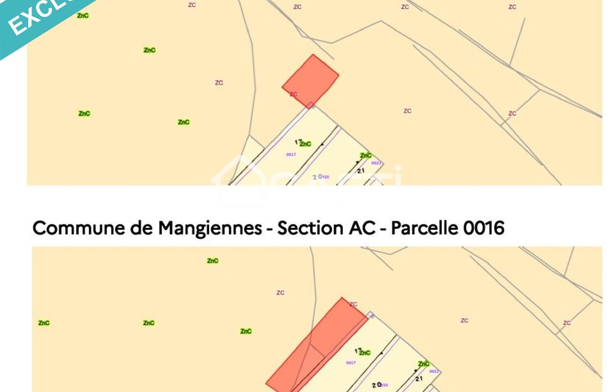 terrain  pièces 1165 m2 à vendre à Mangiennes (55150)