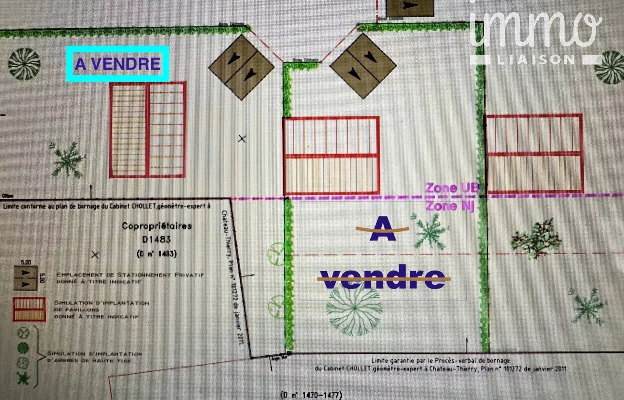 terrain  pièces 718 m2 à vendre à Congis-sur-Thérouanne (77440)