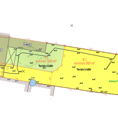 Terrain 385 m²