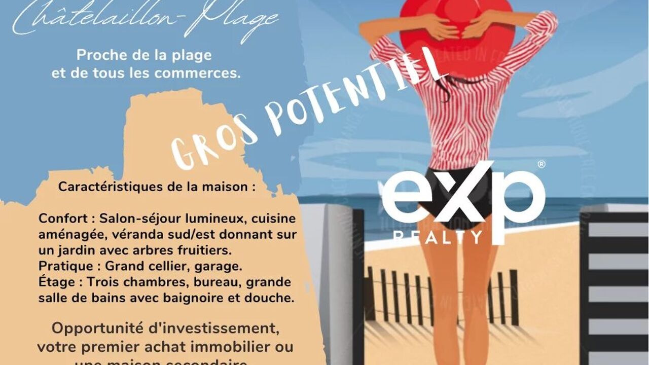 maison 6 pièces 113 m2 à vendre à Châtelaillon-Plage (17340)