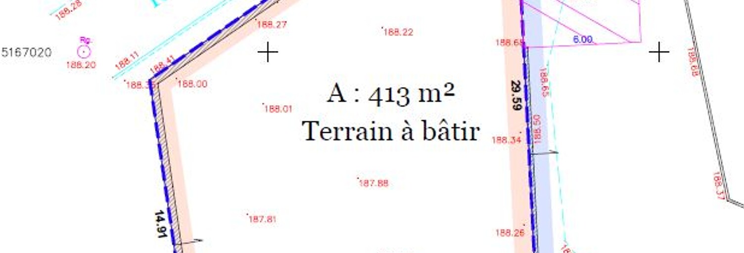 Terrain  413 m² à vendre à Feyzin (69320)
