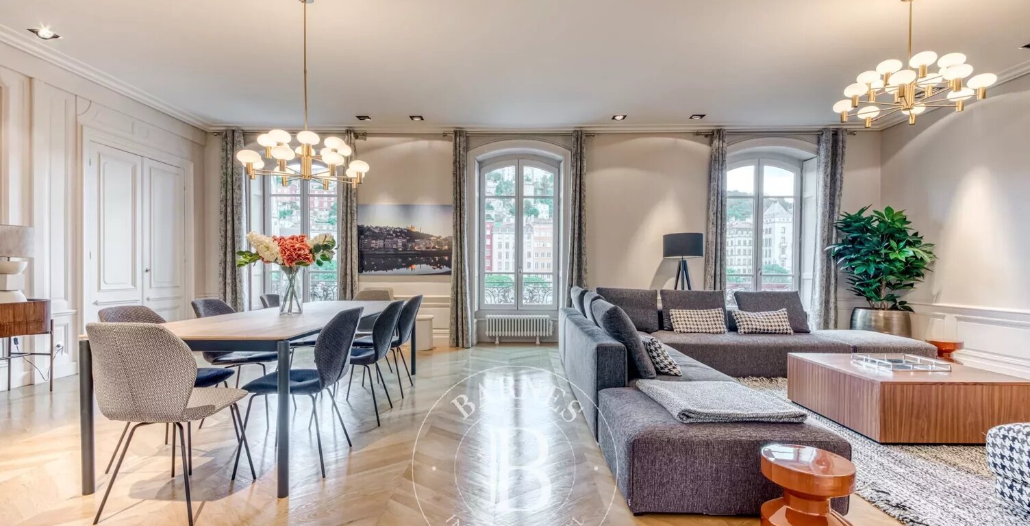 Lyon 2 - Quai Tilsitt - Appartement bourgeois meublé de 214,60 m² - 1 Bureau - 3 Chambres — photo 1