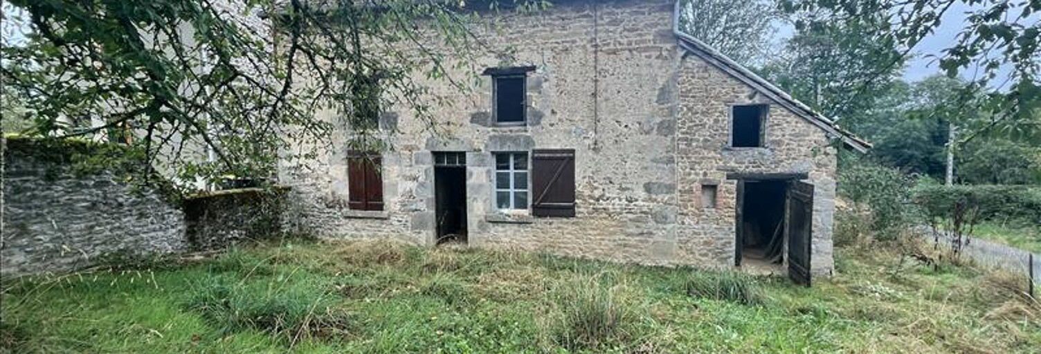 Maison 3 Pièces 44 m² à vendre à Saint-Silvain-Montaigut (23320)