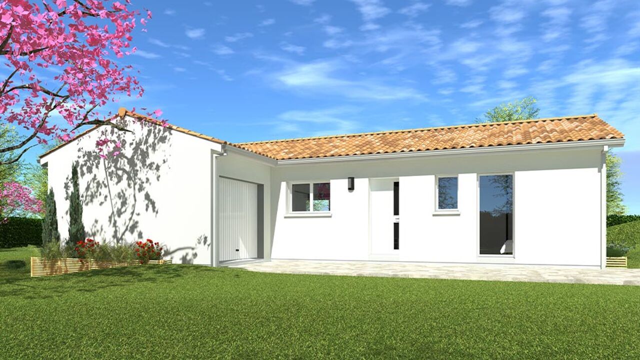 maison 90 m2 à construire à Vayres (33870)