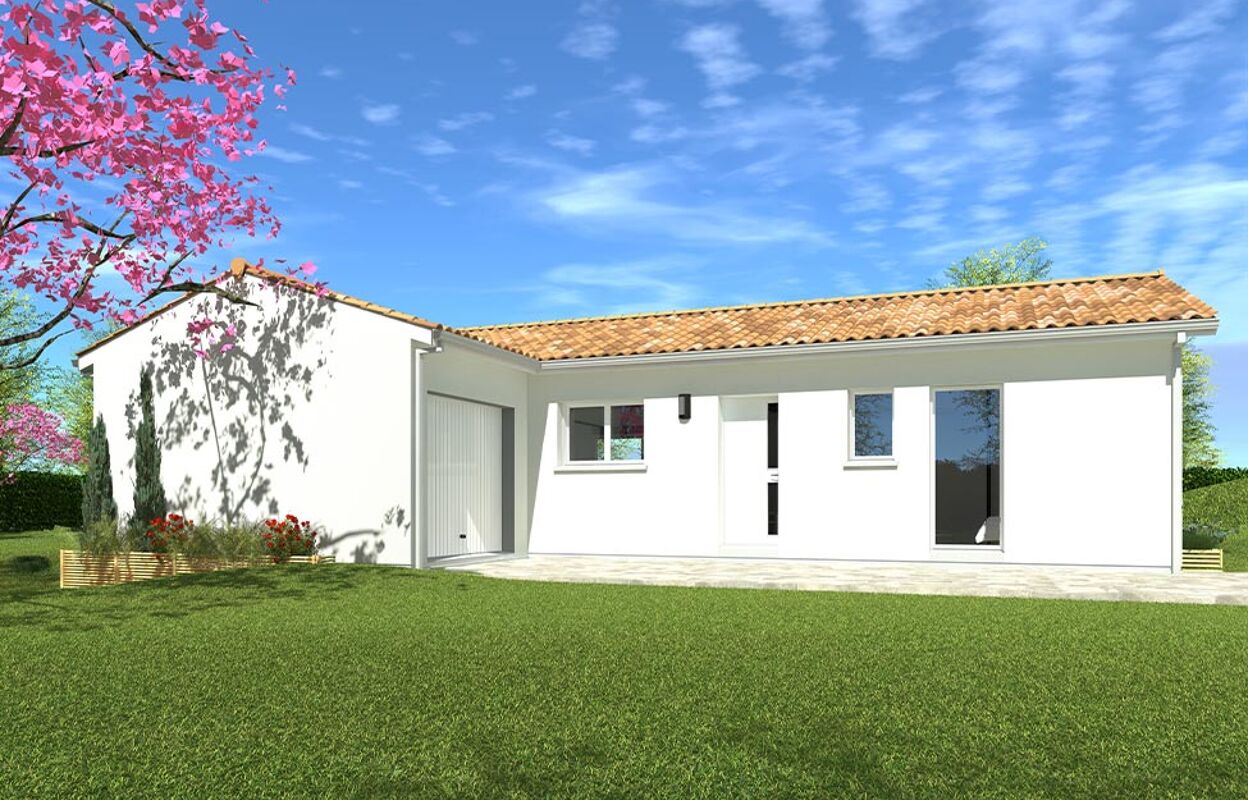 maison 90 m2 à construire à Vayres (33870)