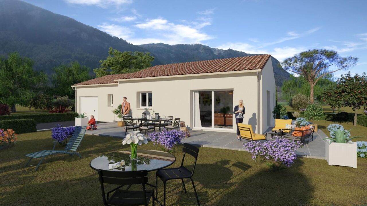 maison 90 m2 à construire à Allex (26400)