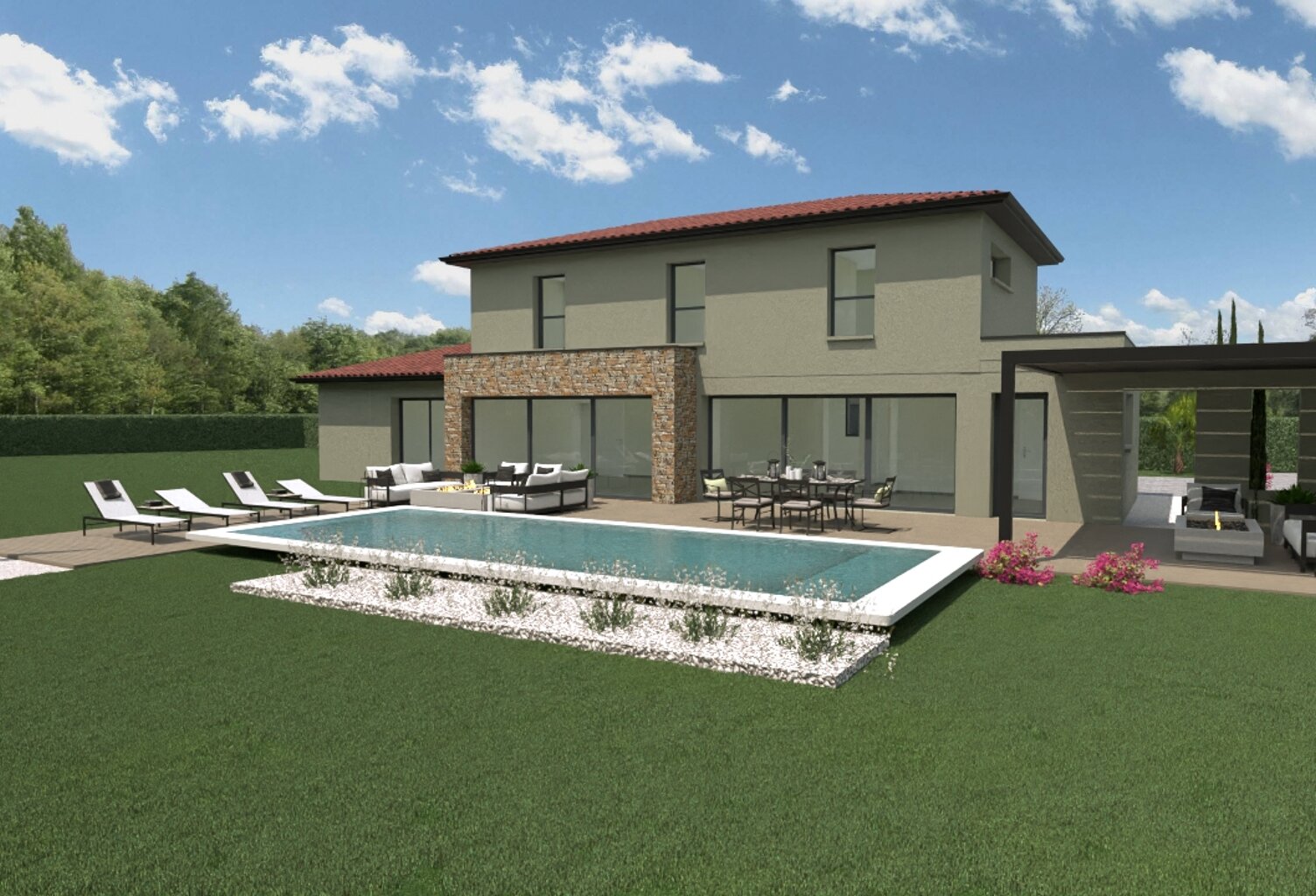 Vente maison à construire 140 m² Lentilly (69210) — photo 1