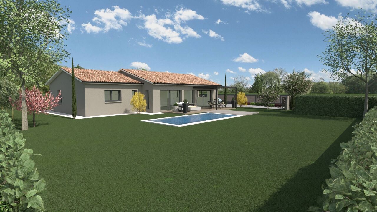 maison 120 m2 à construire à Lozanne (69380)