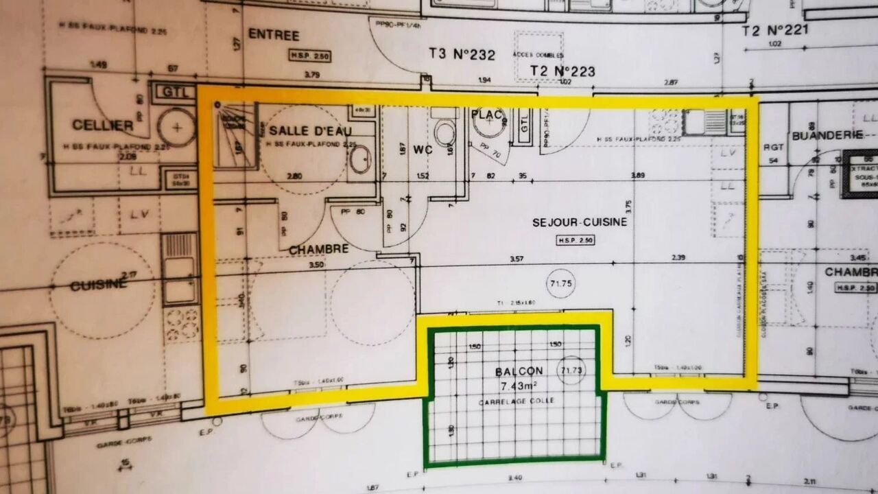 appartement 2 pièces 41 m2 à vendre à Le Plan-de-la-Tour (83120)