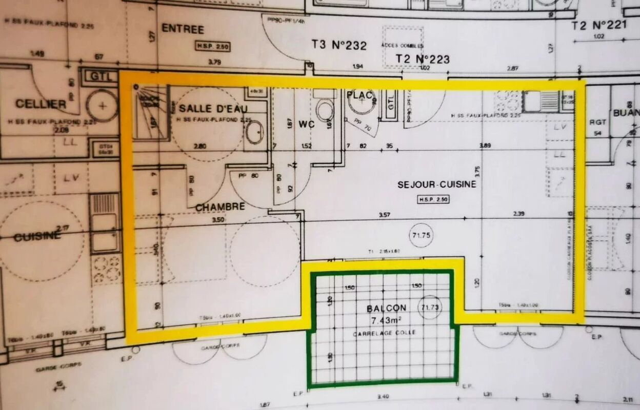 appartement 2 pièces 41 m2 à vendre à Le Plan-de-la-Tour (83120)