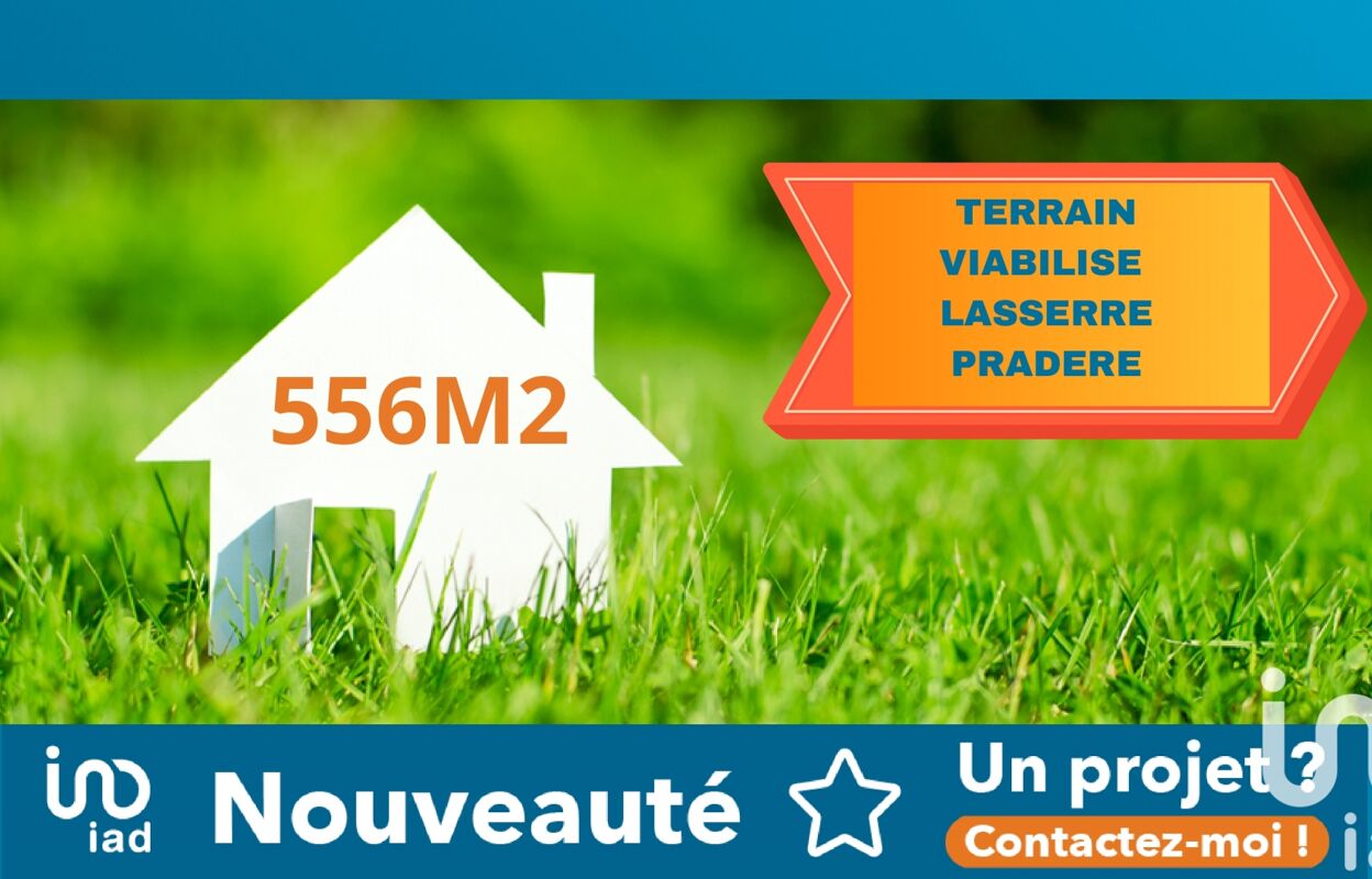 terrain  pièces 556 m2 à vendre à Lasserre (31530)