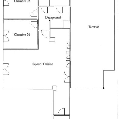 Appartement 3 pièces 63 m²