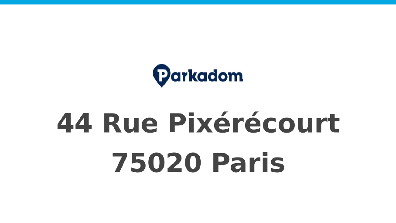 garage  pièces  m2 à louer à Paris 20 (75020)