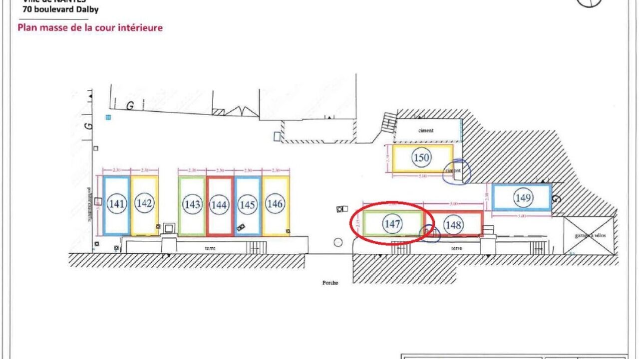 garage  pièces  m2 à vendre à Nantes (44000)