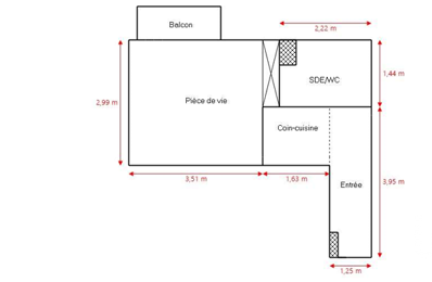 vente appartement 57 000 € à proximité de Trignac (44570)