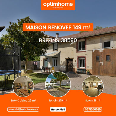 Maison 5 pièces 149 m²